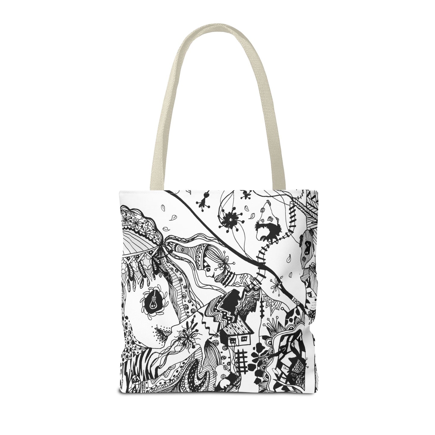 Tote bag Stoffen draagtas met Uniek Design
