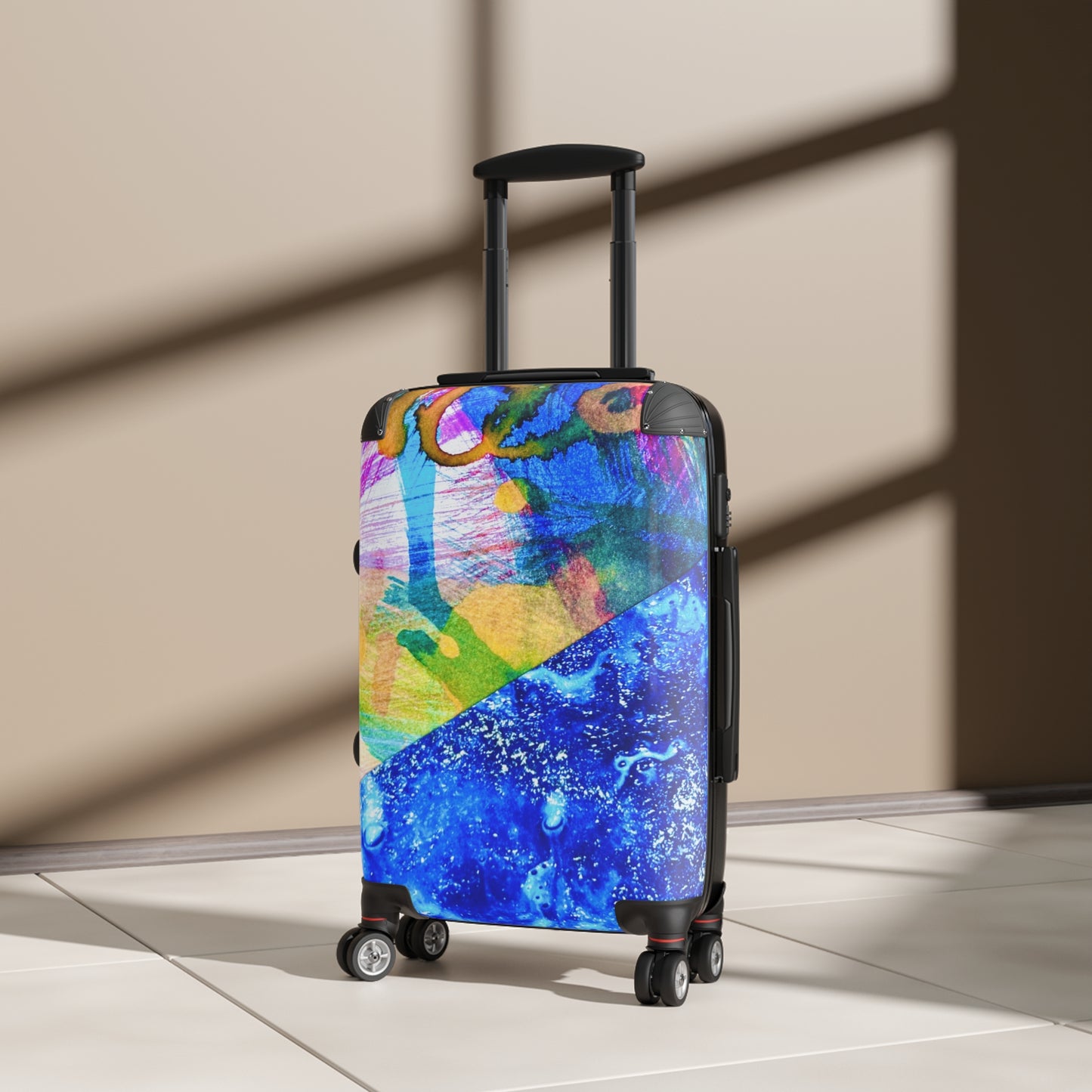 Reiskoffer met uniek Multicolor Design
