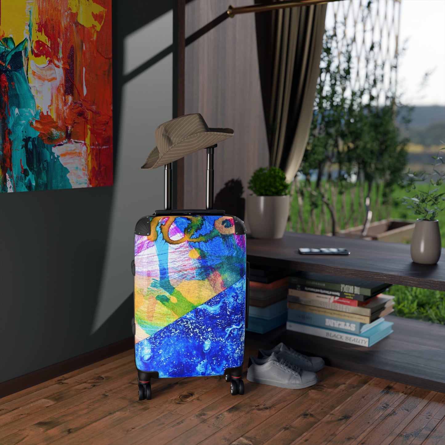 Reiskoffer met uniek Multicolor Design