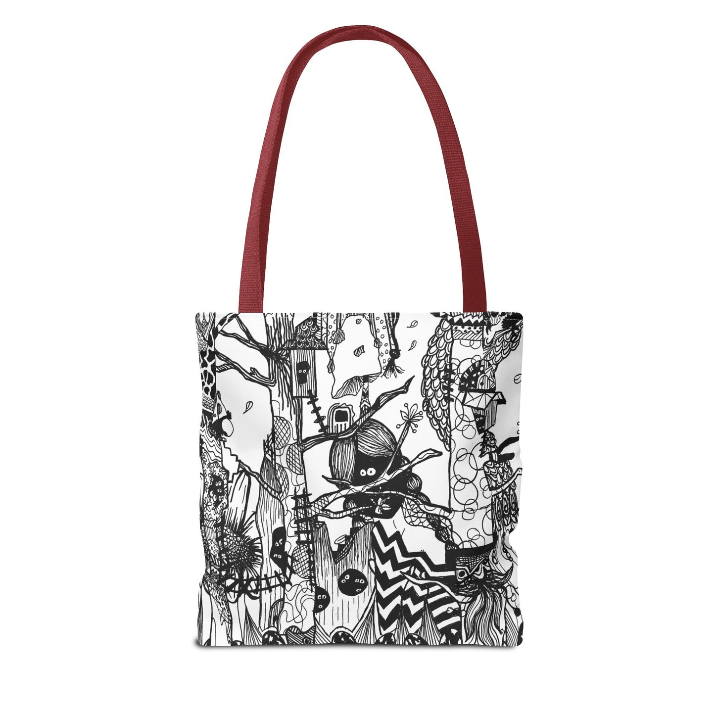 Tote bag Stoffen draagtas Unieke Illustratie