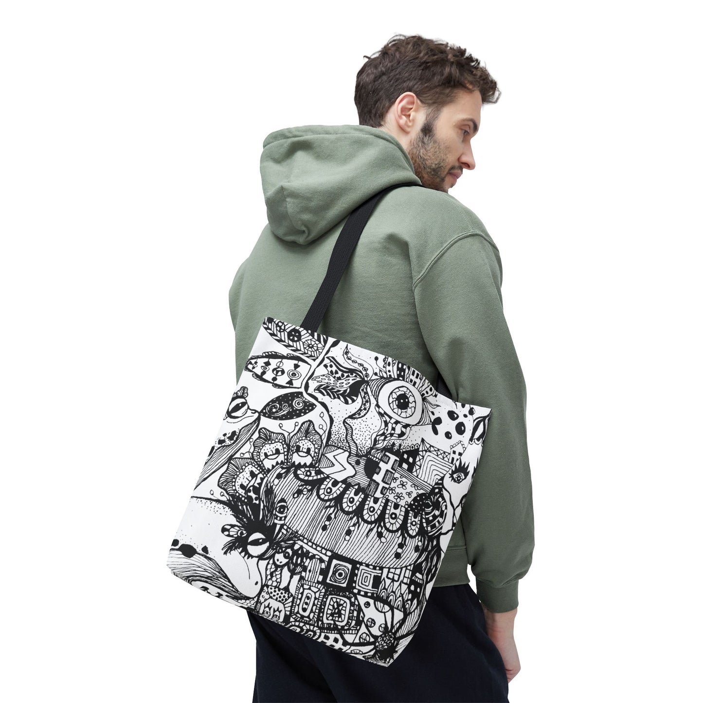Tote bag Stoffen draagtas Fisch