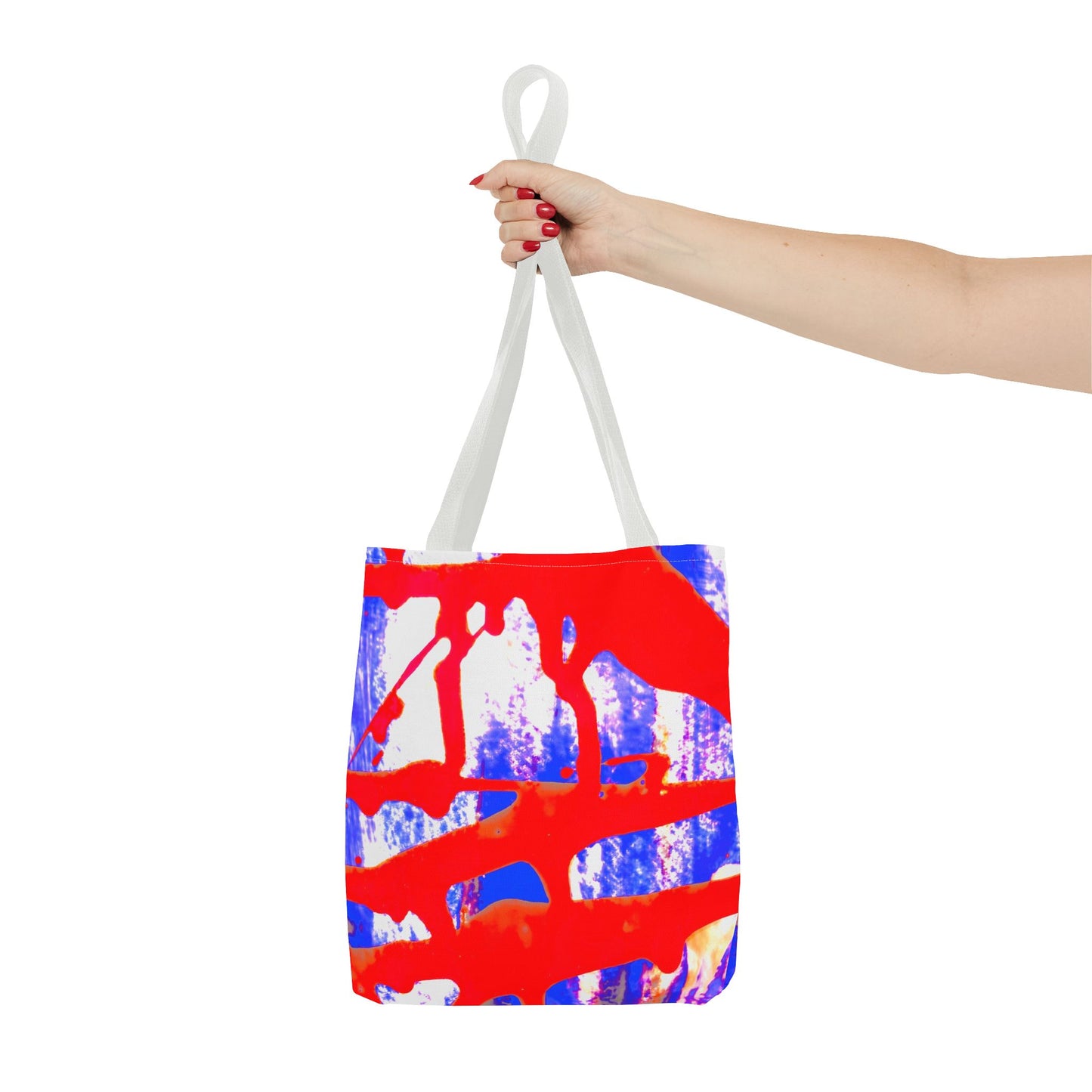 Tote bag Stoffen Draagtas Blue Red