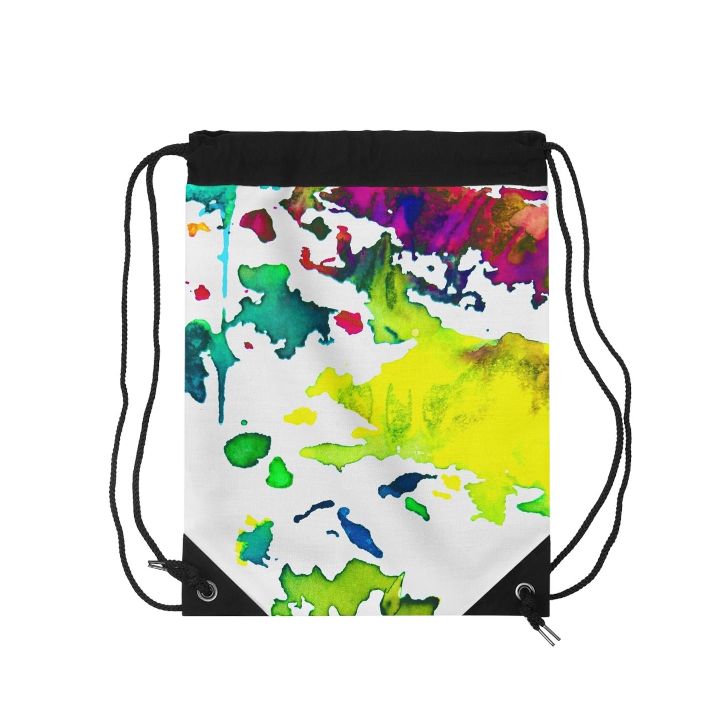 Gymtas met Trekkoord met Waterverf Design