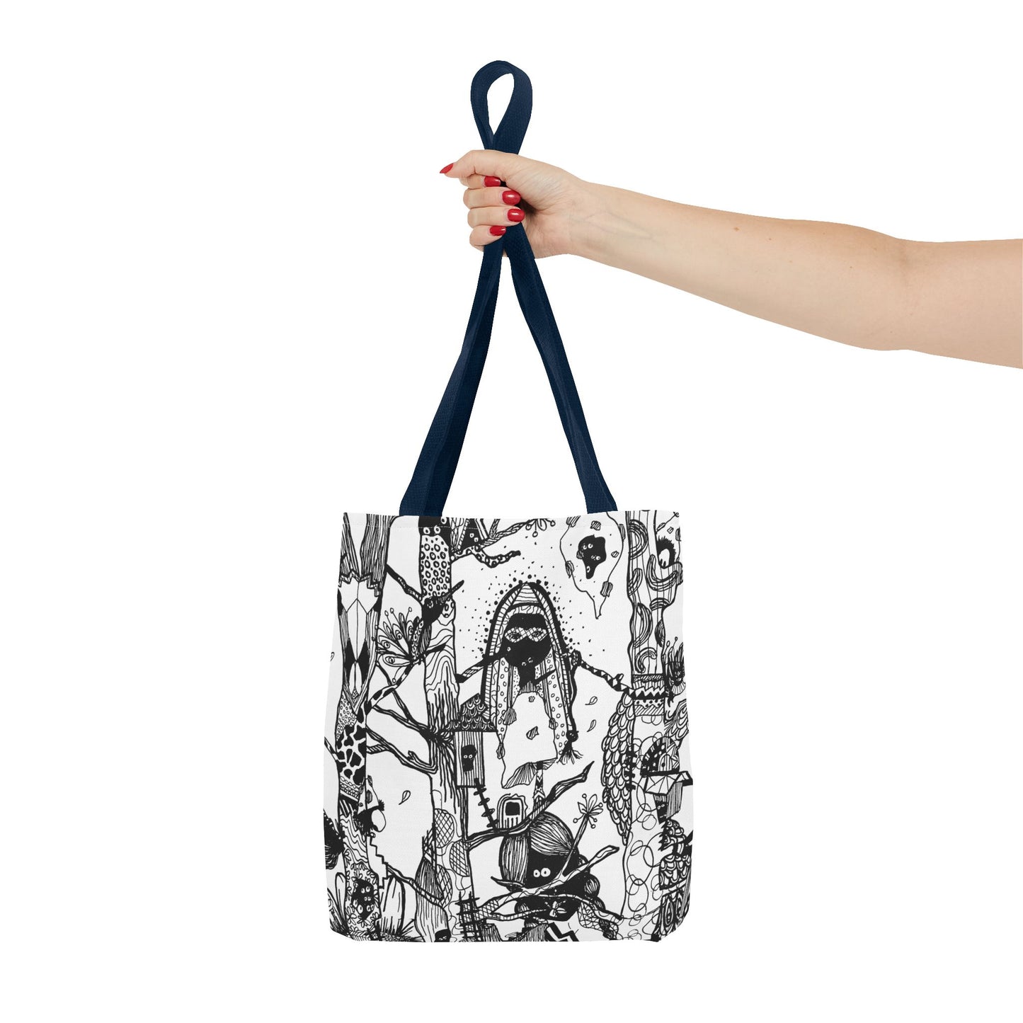 Tote bag Stoffen draagtas Unieke Illustratie