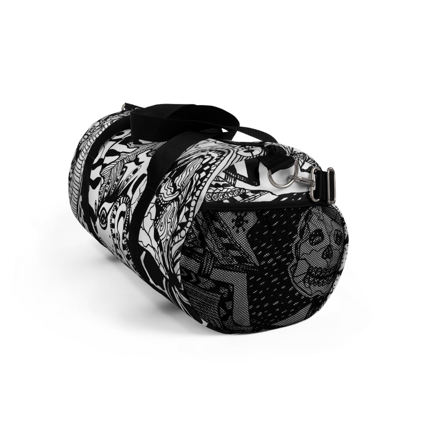 Plunjezak Duffel bag in Uniek zwart wit Design