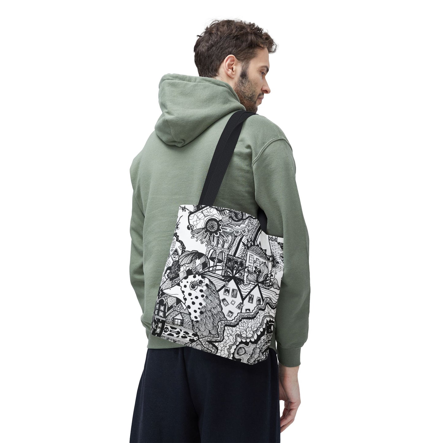 Tote bag Stoffen draagtas met Uniek ontwerp