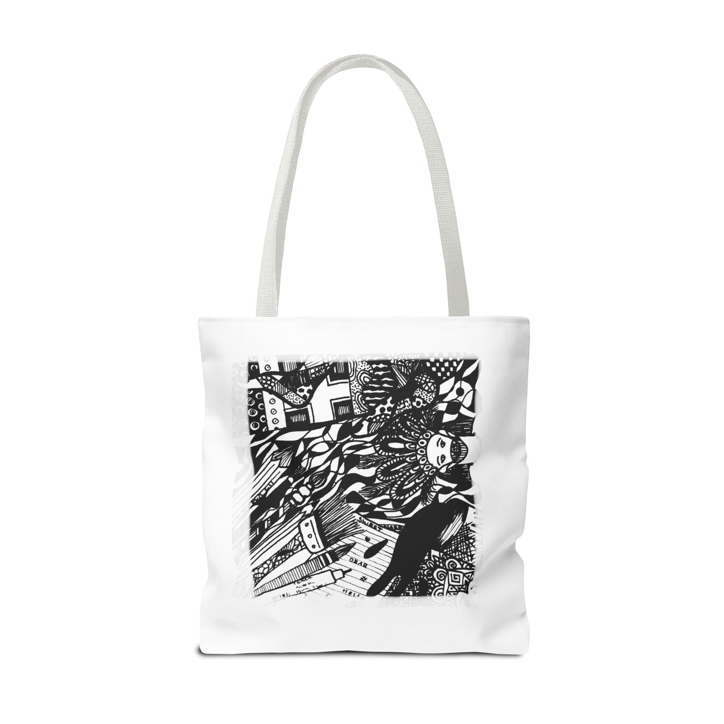 Tote bag Stoffen draagtas met creatieve opdruk