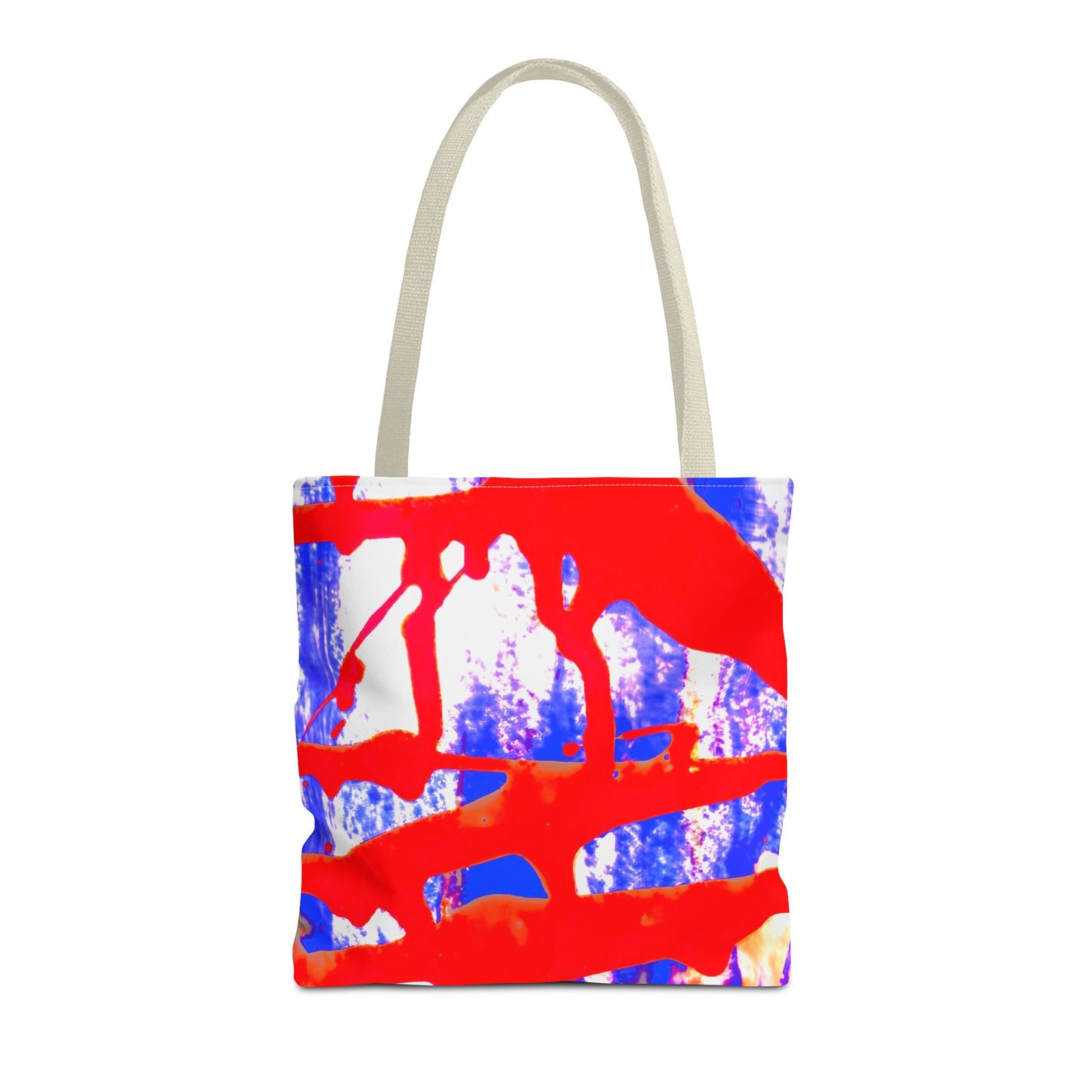 Tote bag Stoffen Draagtas Blue Red