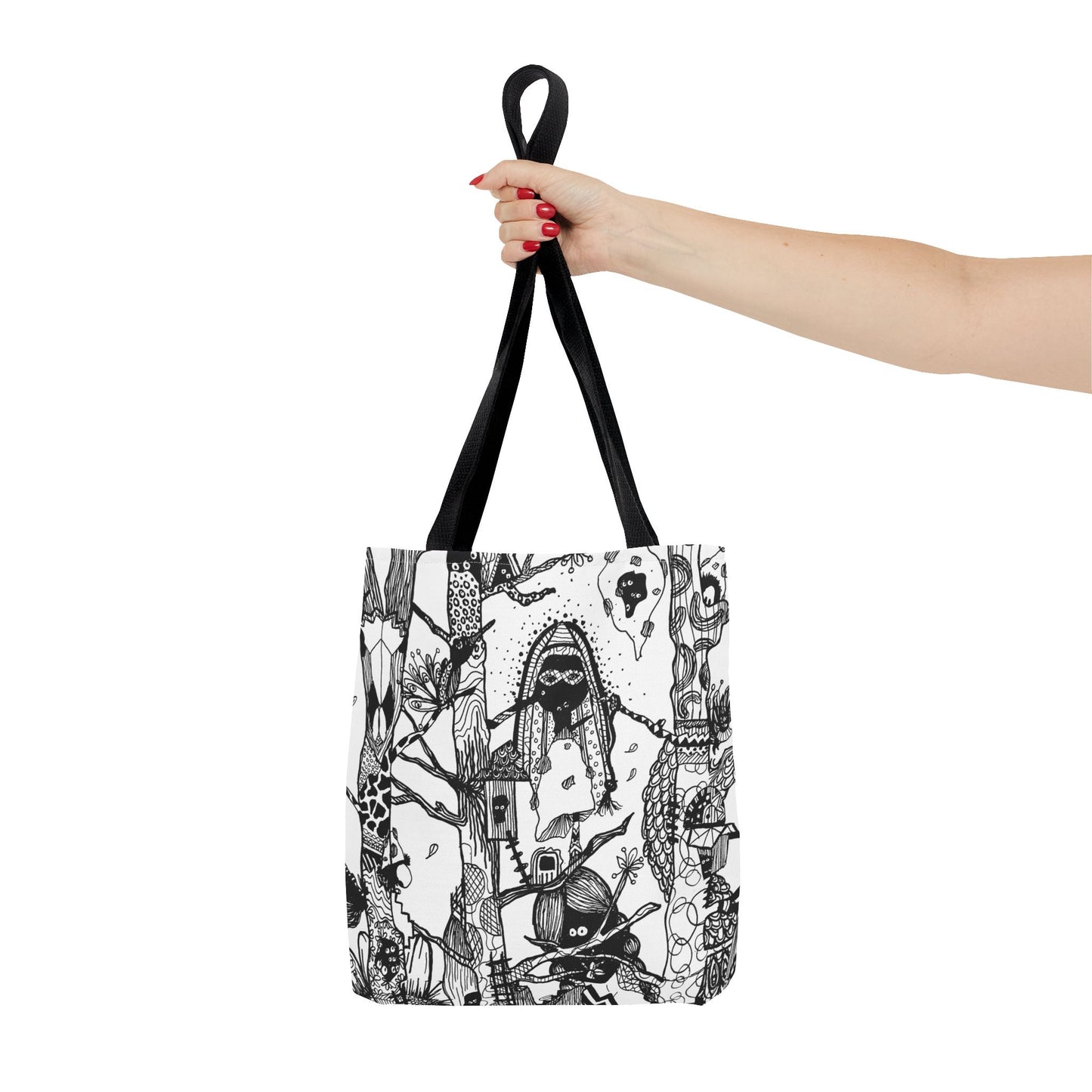 Tote bag Stoffen draagtas Unieke Illustratie