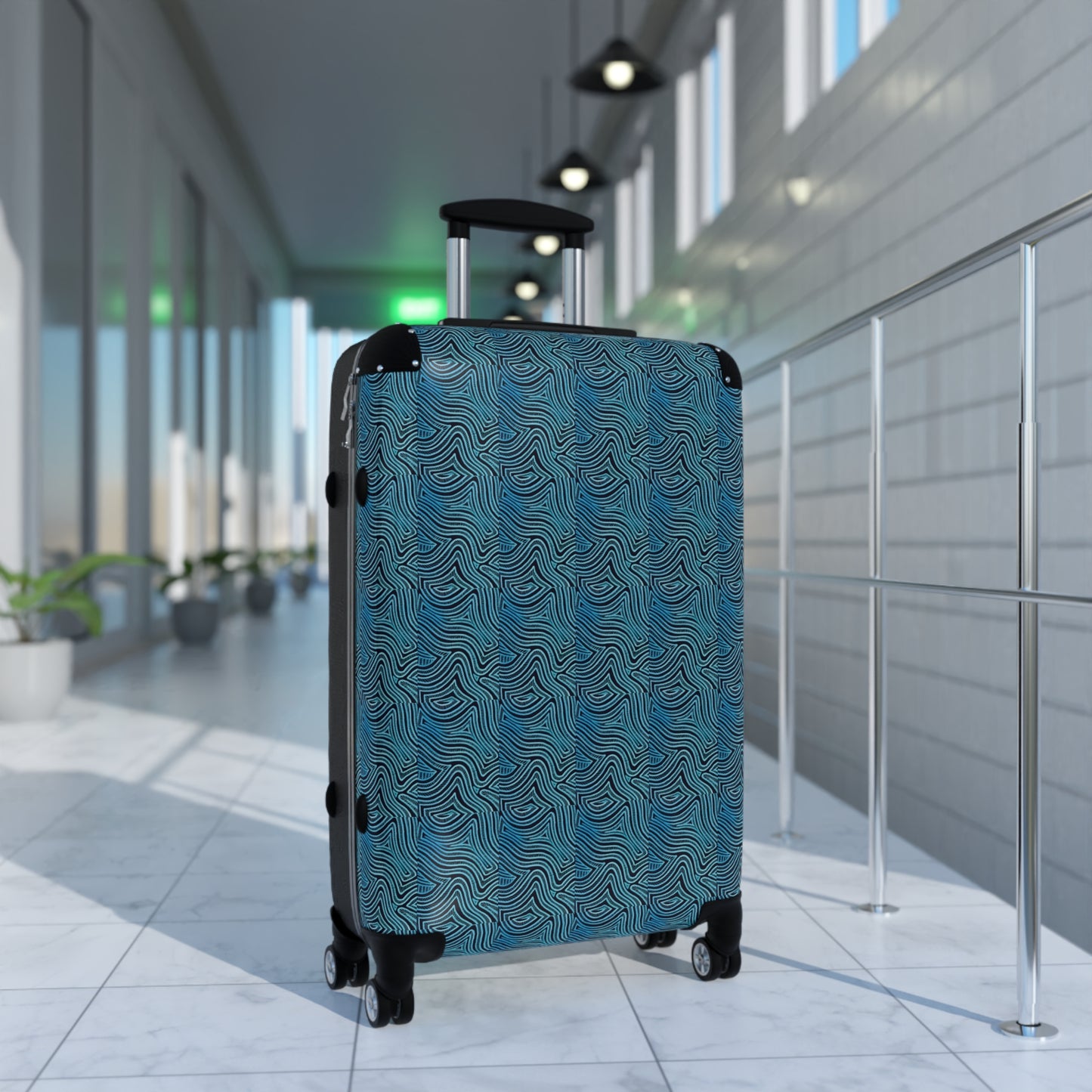 Reiskoffer met Blauw Design