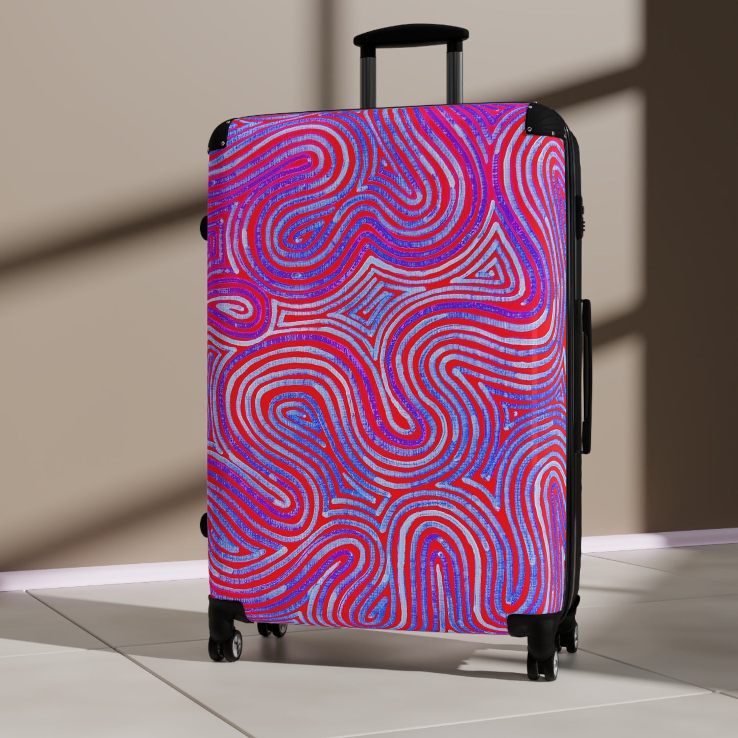 Reiskoffer met Paar roze Design