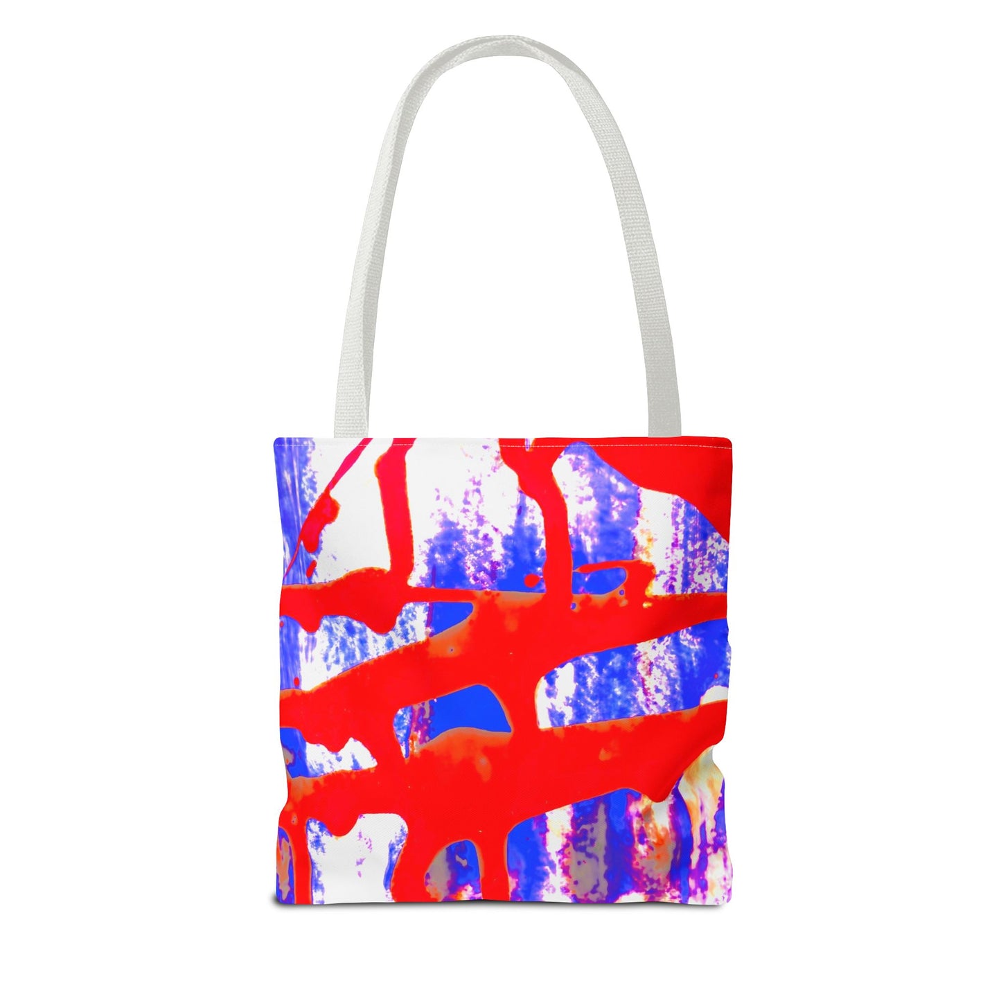 Tote bag Stoffen Draagtas Blue Red
