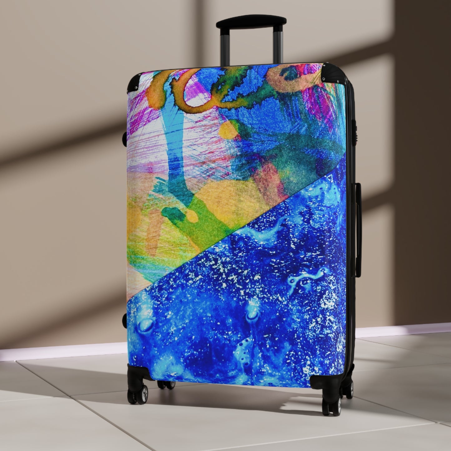 Reiskoffer met uniek Multicolor Design