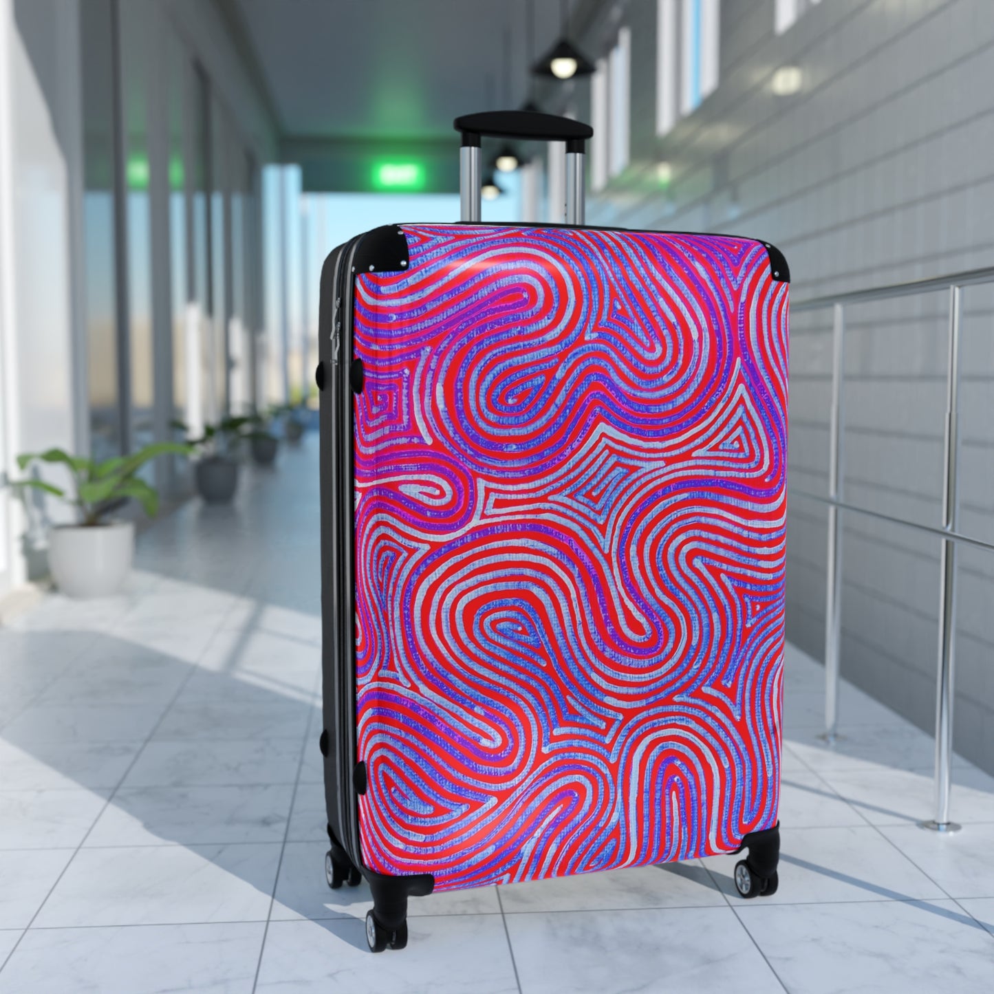 Reiskoffer met Paar roze Design