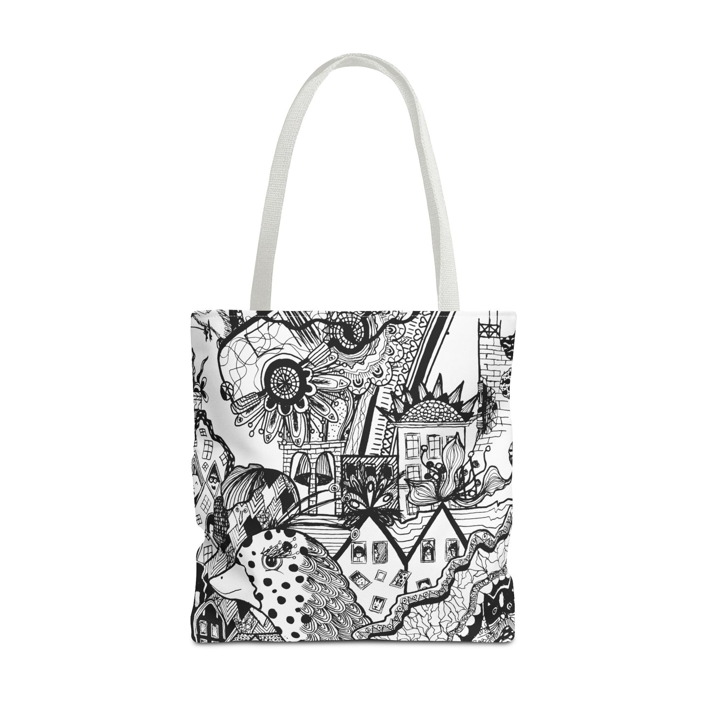Tote bag Stoffen draagtas met Uniek ontwerp