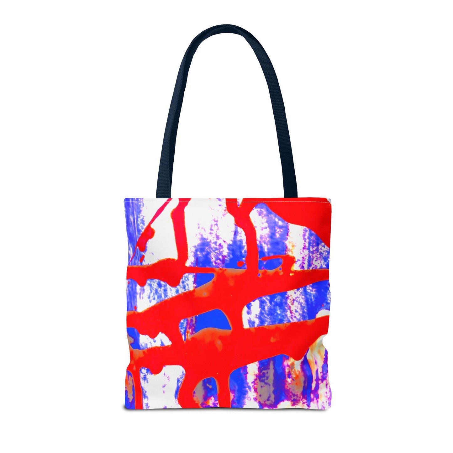 Tote bag Stoffen Draagtas Blue Red